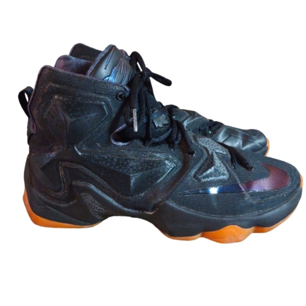 ❤️‍🔥 Nike Lebron James Mens Size 10 Black Lion Basketball Sneakers 807219-001